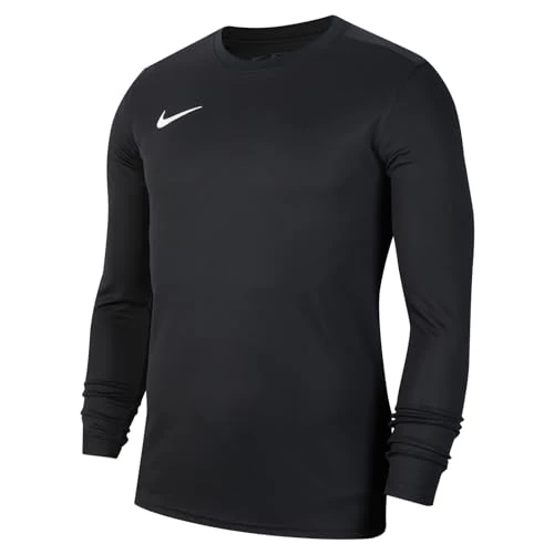 Limited-time offer: NIKE Unisex Kids Y Nk Dry Park Vii Jsy Long Sleeved T shirt, Black/White, S UK from 15.90 GBP to 10.95 GBP (save 31%)
