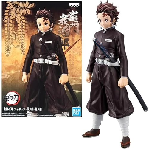 Bandai - Banpresto - Demon Slayer - Tanjiro Kamado - Figurine de Collection Demon Slayer Vol. 6 - Figurine Tanjiro Collector 15cm - Licence Officielle Kimetsu no Yaiba - Idée Cadeau Manga - BP19965P
