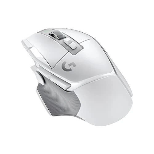 Logitech G502 X Lightspeed Ratón inalámbrico para Gaming - Ratón óptico con interruptores óptico-mecánicos híbridos LIGHTFORCE, Sensor Hero 25K, Compatible con PC - macOS/Windows - Blanco