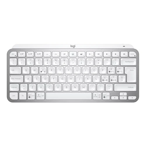 Logitech MXKEYS MINI WRLS ILLUMINATED KB PALE GREY - ITA - MEDITER