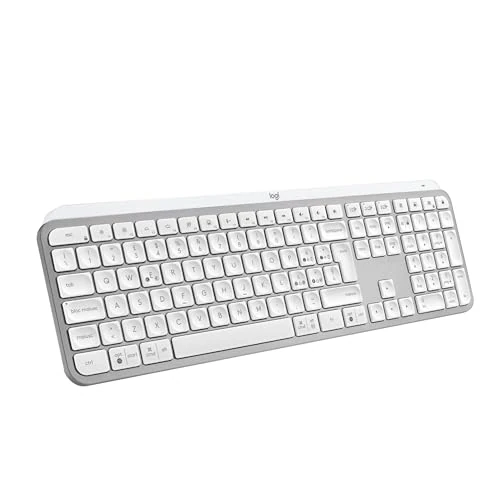 Logitech MX Keys S - Hellgrau, Italienisches QWERTY-Layout