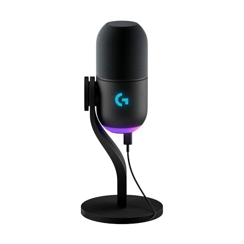 Limitiertes Angebot: Logitech G Yeti GX dynamisches RGB-Gaming-Mikrofon mit LIGHTSYNC, USB-Mikrofon zum Streaming, Superniere, USB-Plug-and-Play für PC/Mac – Schwarz von 130.95 EUR auf 94.00 EUR (Spare 28%)