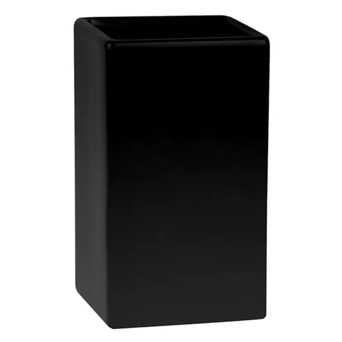 Oferta limitowana: Spirella Kubek Quadro Czarny Matowy, Pojedynczy z 63.05 zł na 63.05 zł (oszczędź 0.00%)