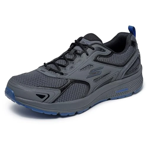 Limited-time offer: Skechers Men's Go Run Consistent - Performance Running & Walking Shoe Sneaker, Charcoal Blue, 6 UK from 49.39 £ to 49.39 £ (save 0.00%)