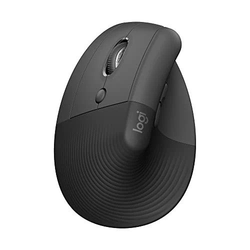 Limitiertes Angebot: Logitech Lift Left Vertikale Ergonomische Maus, Linkshänder, Kabellos, Bluetooth oder Logi Bolt USB-Empfänger, Leise Klicks, 4 Tasten, Kompatibel mit Windows/macOS/iPadOS, Laptop, PC - Graphit von 79.99 EUR auf 43.99 EUR (Spare 45%)