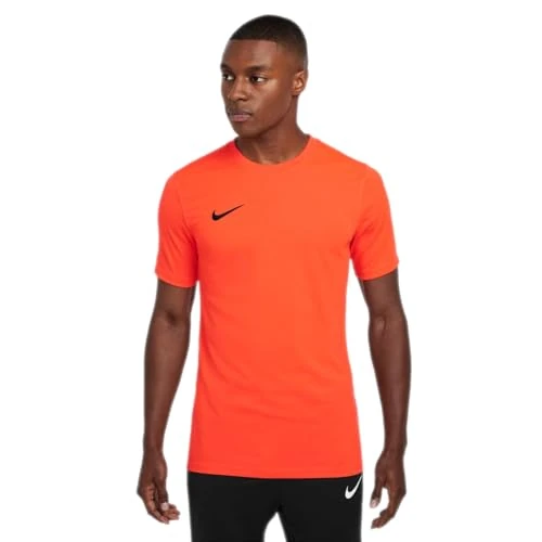NIKE Men's M Nk Dry Park Vii Jsy T shirt, Bright Crimson/Black, XXL UK