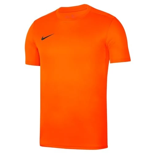 Offerta a tempo: Nike Y Nk Dry Park VII JSY SS T-Shirt, Unisex Bambini, Safety Orange/Black, S - 19% da 17.98 € a 14.49 €