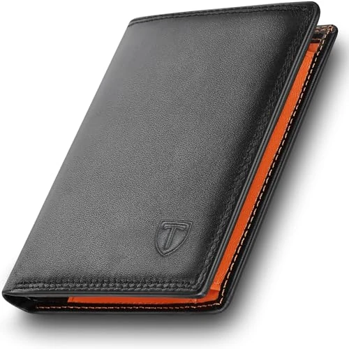 Oferta limitada: TEEHON Grande Cartera Hombre con Monedero, RFID, de Piel, Vertical con 16 para Tarjetas, Billetes y Monedas, Incluye Caja de Regalo de 16.77 EUR a 12.99 EUR (ahorro 23%)