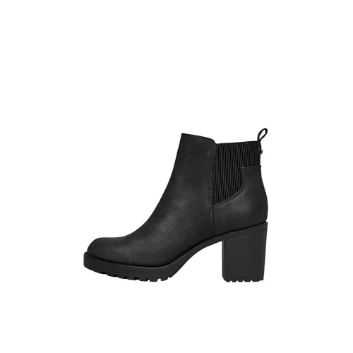 Offerta a tempo: Only ONLBARBARA Heeled Bootie Noos, Stivali Donna, Black, 41 EU - 34% da 49.99 € a 33.04 €