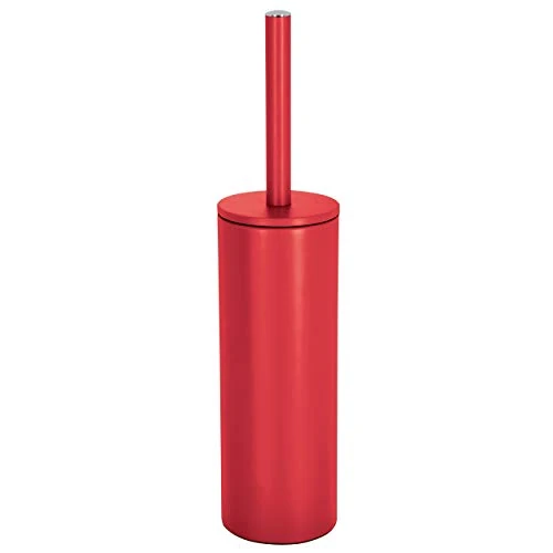 Spirella Akira Toilet Brush with Hygienic Container Red
