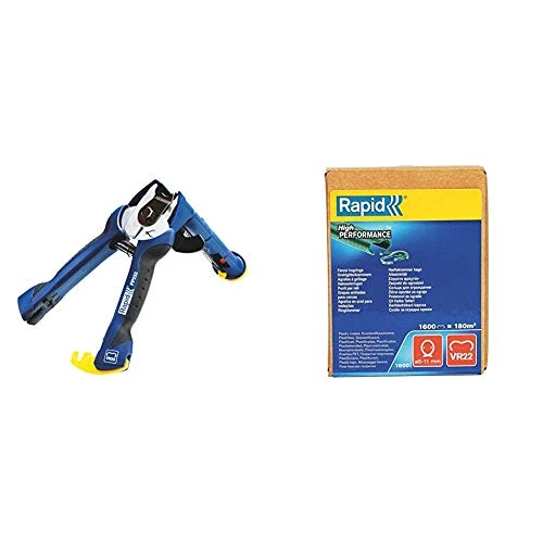 Offerta a tempo: Rapid 23468100 Pinza Per Reti, Blu & 40108811 Punti Per Reti — 24% da 86,11 € a 65,27 €