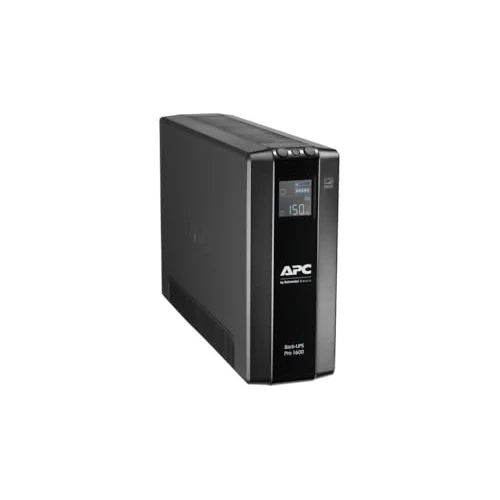 Offre limitée : APC by Schneider Electric Back UPS Pro - BR1600MI - Onduleur 1600VA (8 Prises IEC, Interface LCD, Protection des Lignes de données 1 Go) de 451.20 € à 418.15 € (7% de remise)