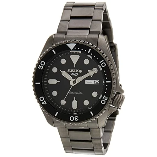 Limitiertes Angebot: Seiko 5 Sports Herren-Uhr mit Titankarbidauflage und Metallband SRPD65K1 von 388.75 EUR auf 388.75 EUR (Spare 0%)