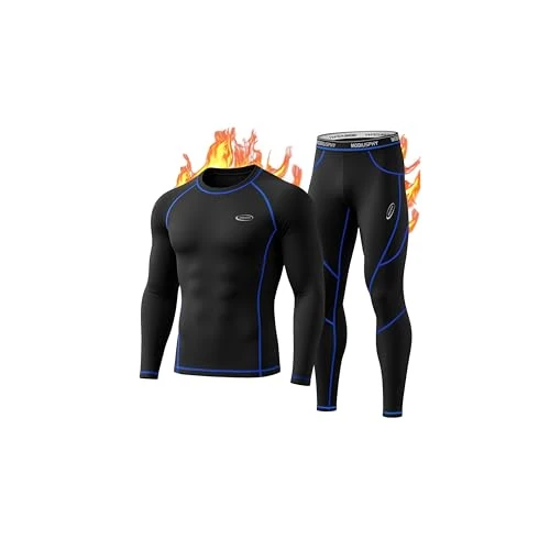 Tijdelijke aanbieding: Thermo-ondergoed voor heren functioneel ondergoed ski-ondergoed winter ondergoedset warm zacht ademend thermo-onderhemd thermo-onderbroek van 32.99 EUR naar 32.99 EUR (korting 0%)