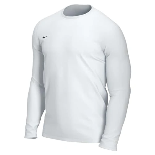 Offerta a tempo: Nike M Nk Dry Park VII JSY LS, T-Shirt A Manica Lunga Uomo, White/Black, L - 36% da 27.99 € a 17.99 €