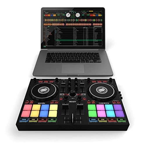 Reloop Ready - Controller DJ compatto a 2 piani per Serato DJ Lite (incluso) e DJ Pro
