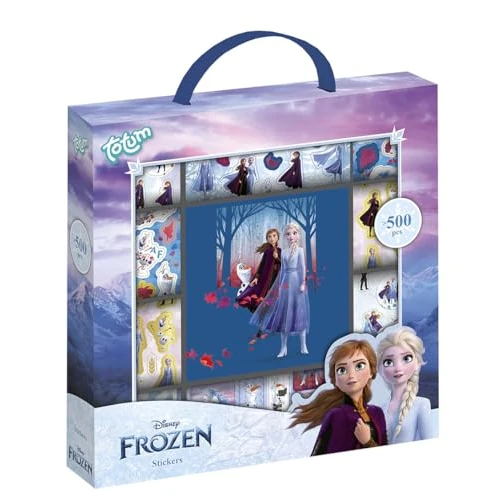 Offerta a tempo: Frozen II Sticker Box con oltre 1100 adesivi su 14 rotoli, con i motivi di Anna & Elsa - Ideale per lo scrapbooking e il crafting - 0.00% da 7.21 € a 7.21 €