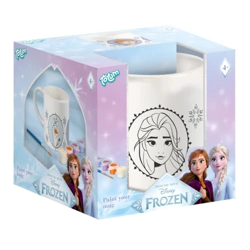 Offerta a tempo: Totum dipingere Disney Tazza da colorare con i Motivi di Frozen II, 5 Colori Diversi, pennelli, 680760 - 46% da 12.91 € a 6.99 €