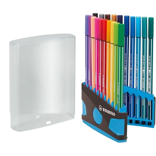 Wysokiej jakości flamaster - STABILO Pen 68 ColorParade plastikowe etui 20 szt.