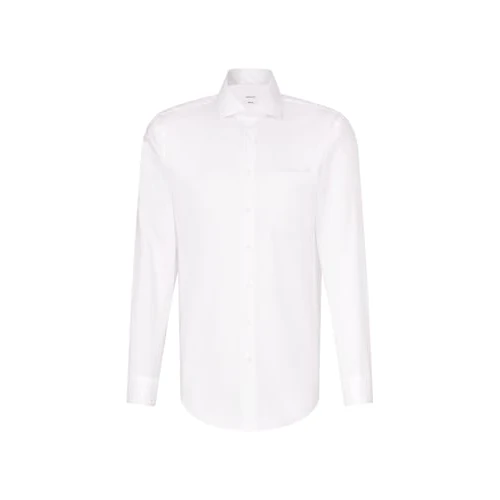 Seidensticker Men's Business Shirt - Regular fit - Non-Iron - Kent Collar - Long Sleeve - 100% Cotton