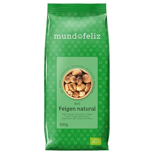 MUNDO FELIZ Organic Dried Figs 2 x500g