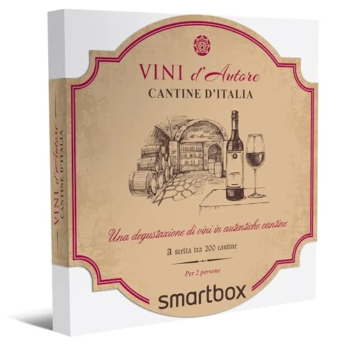 Smartbox - Geschenkbox Cantine d'Italia - Originelle Geschenkidee - Eine Weinprobe für 2 Personen