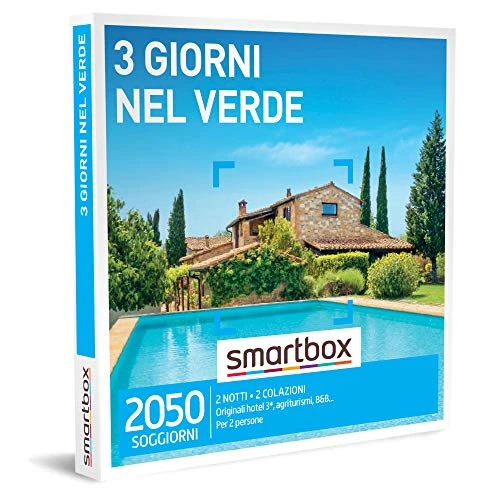 Smartbox cadeauset voor 1 paar cadeau-ideeën - 3 dagen ontspanning in groen voor kleuren, geuren en authentieke smaak