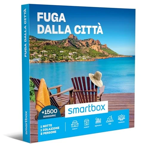 smartbox - Caja de Regalo de escapada de la Ciudad - Idea de Regalo Original - Una Noche con Desayuno para 2 Personas