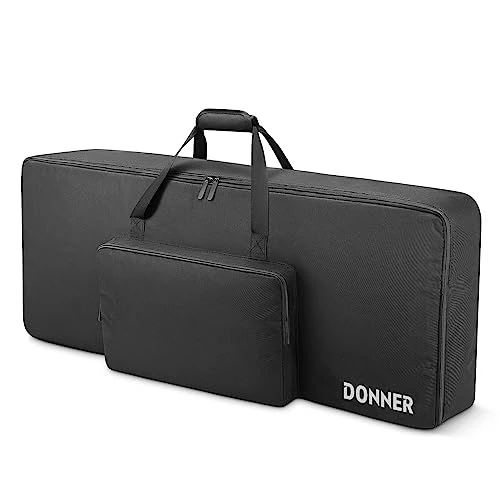 Limited-time offer: Donner 61 Key Keyboard Case, Portable Electric Piano Keyboard Gig Bag, Waterproof Durable 600D Nylon Oxford Cloth, 10mm Cotton Padded, 41"x 16"x 5", Black from $87.52 to $87.52 (save 0.00%)