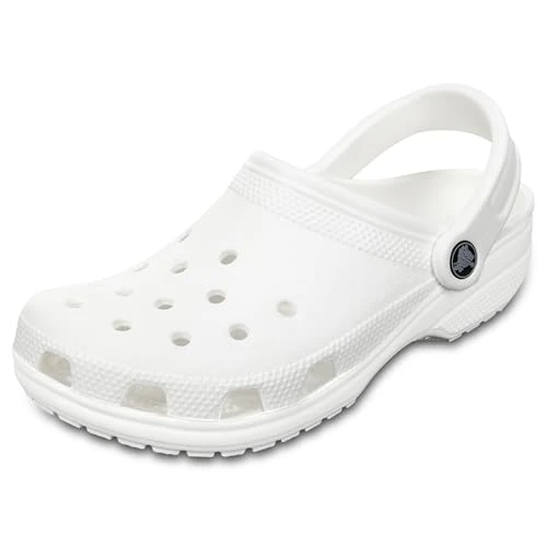 Crocs Unisexe Adulte Classic Clog Sabots, White, 33/34 EU