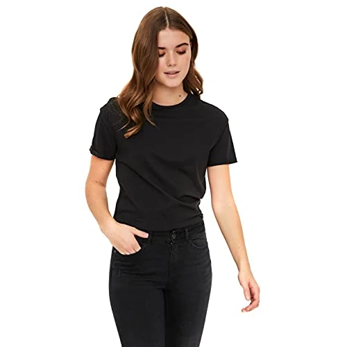 Offerta a tempo: Noisy May 27010978 T-Shirt, Nero (Black Black) — 34% da 14,99 € a 9,90 €