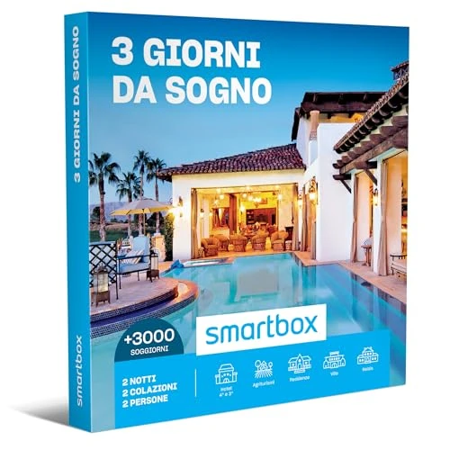 Smartbox geschenkset paar - originele geschenkideeën - 3 dagen dromerige momenten op prachtige plaatsen