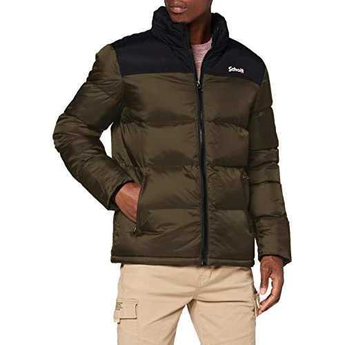 Limitiertes Angebot: Schott NYC Unisex Utah Jacke, Khaki, M von 170.00 EUR auf 170.00 EUR (Spare 0%)