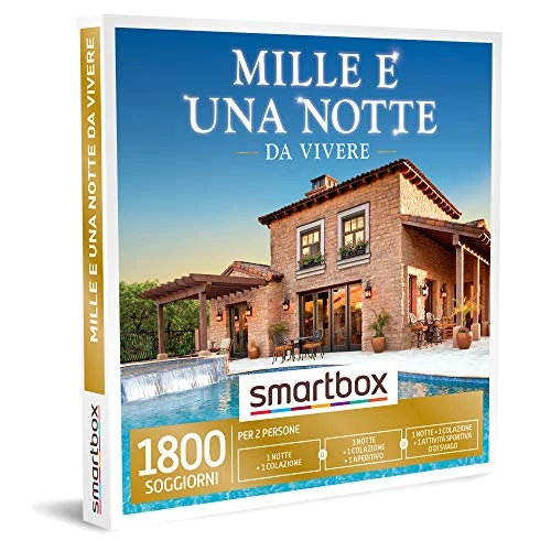 Offre limitée : Smartbox - Mille et Une Nuit à Vivre Coffret Cadeau Couple, 1 Nuit avec Petit Déjeuner ou 1 Nuit avec Petit Déjeuner et Apéritif Ou Activités pour 2 Personnes, Idées Cadeaux Original de 65.52 € à 65.52 € (0.00% de remise)