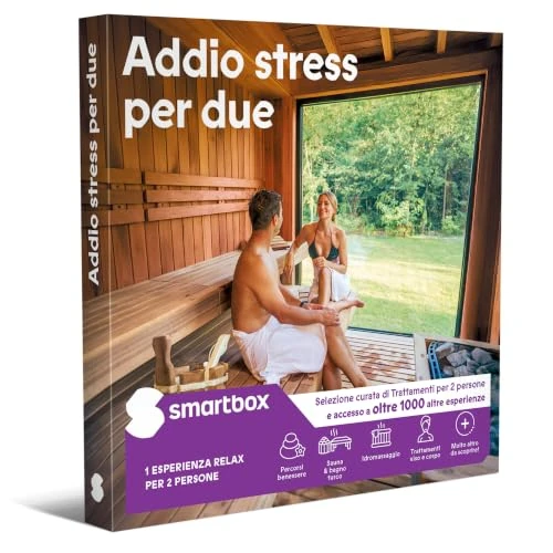 Oferta limitada: Smartbox - Cofanetto regalo Addio stress per due - Idea regalo per la coppia - 1 esperienza wellness per 2 persone, Taglia unica de 33.74 € a 33.74 € (ahorro 0.00%)