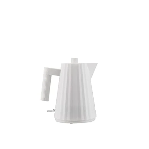 Limitiertes Angebot: Alessi Plissé MDL06/1 W - Elektrischer Wasserkocher aus Thermoplastischem Harz, Europäischer Stecker 2400W, 100 cl, Weiß von 96.71 EUR auf 96.71 EUR (Spare 0%)