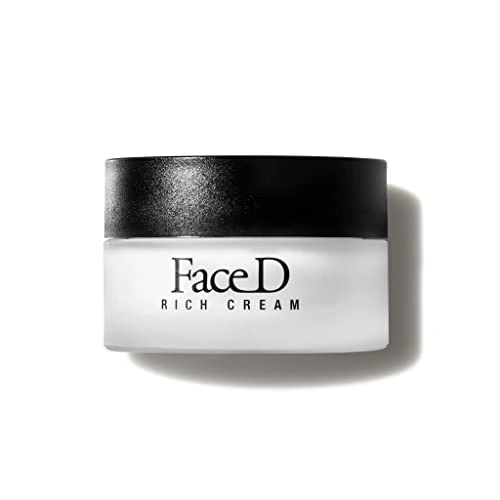 Offerta a tempo: Face D - Rich Cream, 50 ml, Crema Viso Nutriente Anti-Età con Acido Ialuronico e Vitamine - 8% da 34.90 € a 31.99 €
