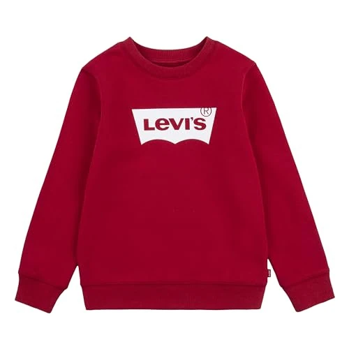 Levi'S Kids -Batwing Crewneck Sweatshirt Garçon Levis Red/ White 16 Ans