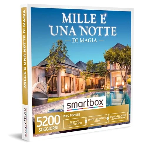 Smartbox - Geschenkbox Tausend und eine Nacht der Magie - Geschenkidee für Sie und Ihn - 1 oder 2 Nächte mit Frühstück oder Abendessen oder Entspannung für 2