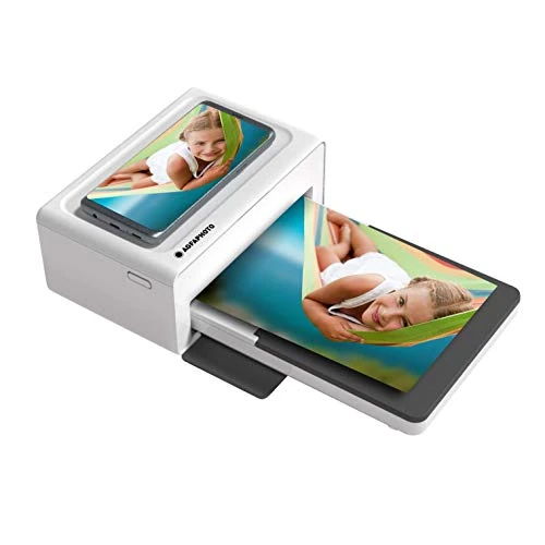Offerta a tempo: AgfaPhoto Realipix Moments AMO46 - Stampante fotografica per Smartphone 10x15 cm, Bluetooth per Smartphone Apple e Android, 4Pass Sublimazione Termica - Bianco - 55% da 120.99 € a 54.99 €