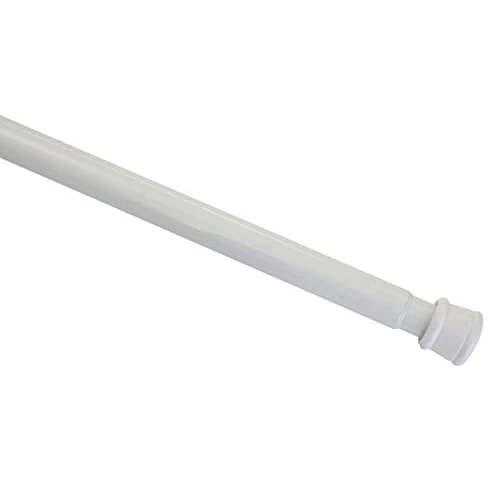 Tijdelijke aanbieding: GARDINIA Spanstang, gordijnroede, metalen stang, uitschuifbaar, montage zonder schroeven en boren, diameter: 23/26 mm, lengte: 90-140 cm, wit, staal van 17.74 € naar 17.74 € (0.00% korting)