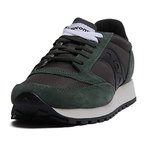 Limitiertes Angebot: Saucony Jazz Original Vintage Herren Sportschuhe, Dark Green Black, 37 EU von 87.95 EUR auf 87.95 EUR (Spare 0%)