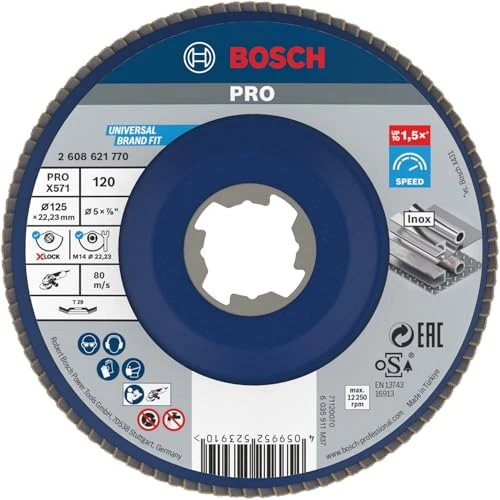 Offerta a tempo: Bosch Accessories Laminillas_X-LOCK Laminillas X571 Best Metal: 125 cónico plástico G120 — 35% da 6,42 € a 4,18 €