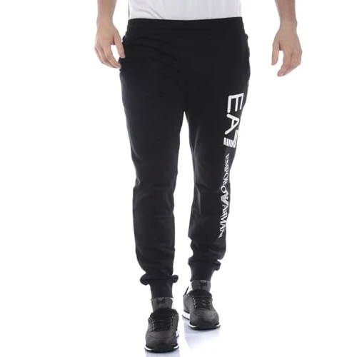 Offerta a tempo: Emporio Armani Pantaloni Tuta Uomo Jogging Colore Nero - 8NPPB5PJ07Z0203, S, Nero - 5% da 80.89 € a 76.85 €