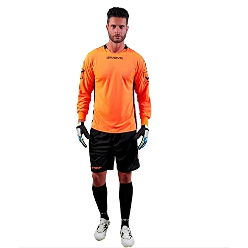 Offre limitée : GIVOVA Portiere Hyguana T-Shirt Unisex, Arancio/Nero Fluo, S de 27.68 € à 27.68 € (0.00% de remise)