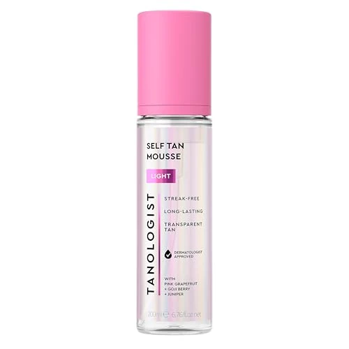 Offerta a tempo: Tanologist luce Schiuma autoabbronzante (200ml) Schiuma autoabbronzante trasparente per pelli sensibili Approvato dai dermatologi Ingredienti puliti e vegani - 15% da 16.99 € a 14.50 €
