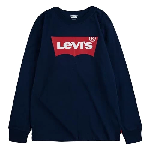 Offerta a tempo: Levi's Lvb L/S Batwing Tee, Maglia a maniche lunghe Bambini e ragazzi, Blu (Dress Blues), 8 anni - 37% da 25.00 € a 15.79 €