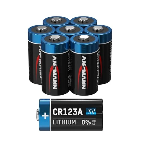 Tijdelijke aanbieding: Ansmann CR123A 3 V lithiumbatterij - 8 stuks per verpakking CR123-batterijen, geschikt voor camera's, alarminstallaties, zaklampen enz. - niet-oplaadbare batterij van 14.99 € naar 14.99 € (0.00% korting)