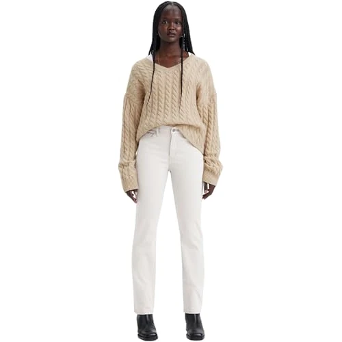 Offerta a tempo: Levi's Classic Straight, Jeans Donna, Simply White, 28W / 30L - 9% da 68.43 € a 62.34 €