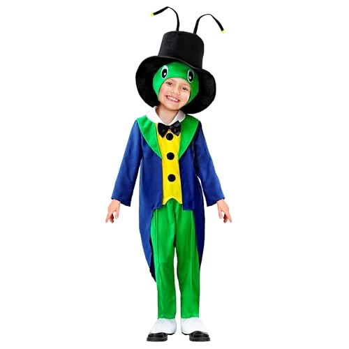 Tijdelijke aanbieding: W WIDMANN MILANO Party Fashion - Kinderkostuum sprinkhanen, sprinkhanper, kostuumset voor carnaval en themafeest van 36.29 € naar 36.29 € (0.00% korting)